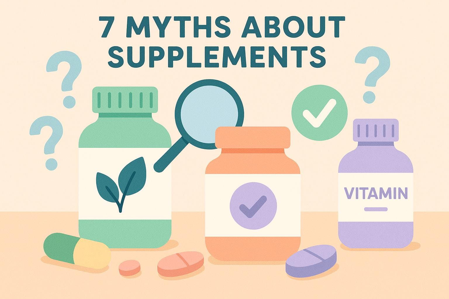 7 Myths About Supplements