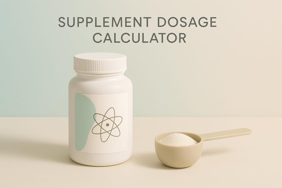 Supplement Dosage Calculator