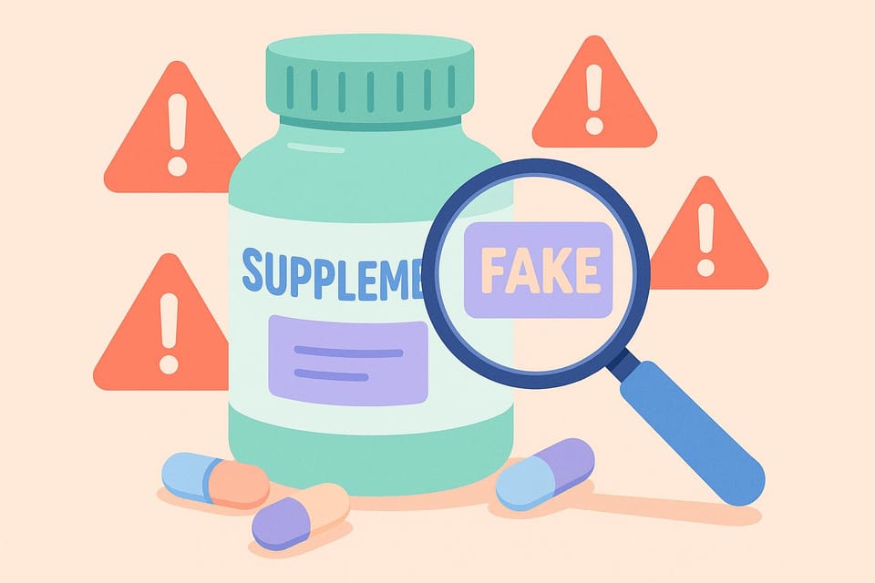 Fake Supplements: How to Identify and Avoid