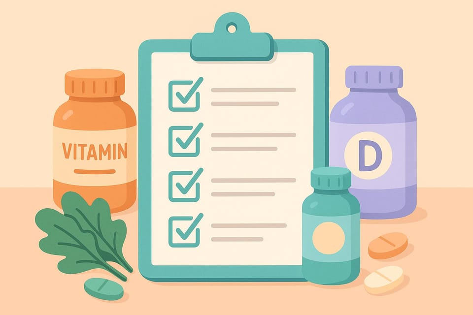 Checklist for Choosing Safe Supplements