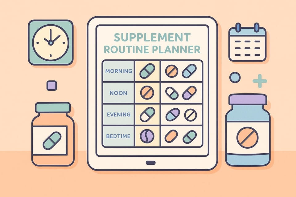 Supplement Routine Planner