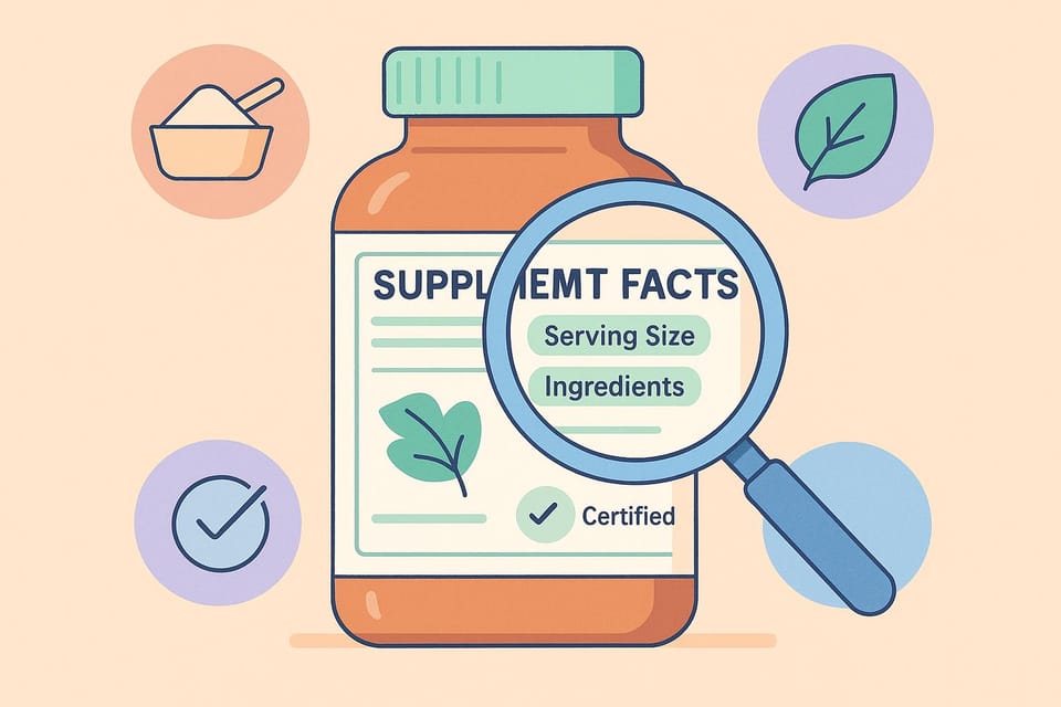 Understanding Supplement Labels