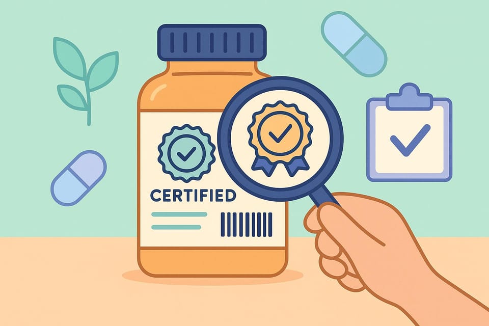 How to Verify Supplement Certifications